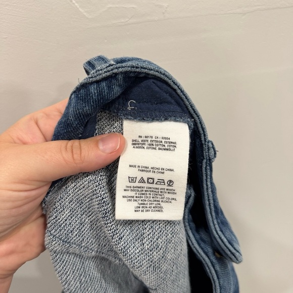 Anthropologie Pilcro Denim Effect Knit Trousers Size 24 Cotton - Picture 8 of 9